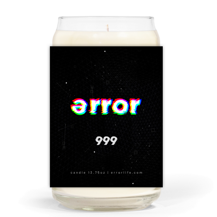13.75oz error 999 candles