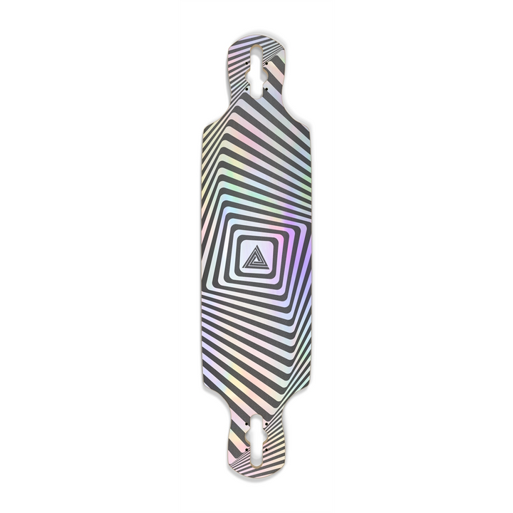 optic hologram Drop Through Longboard