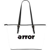error leather bag logo