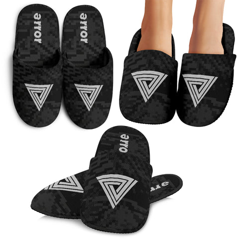 error logo branded slippers