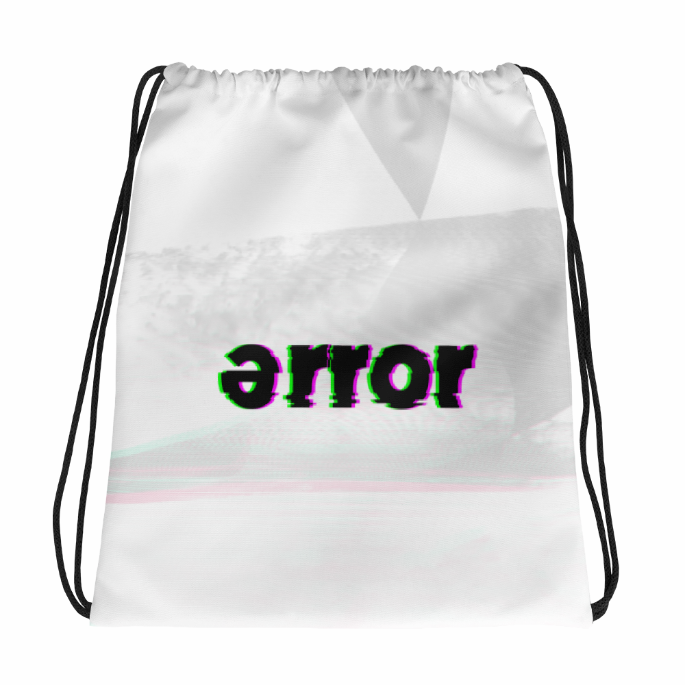 error logo Drawstring Bag