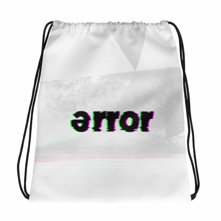 error logo Drawstring Bag