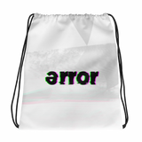 error logo Drawstring Bag