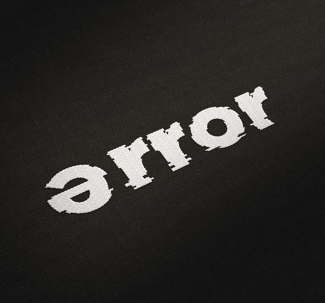 embroidery error tee