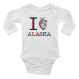 infant iHeart Onesie light